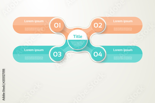Vector infographic template for diagram, graph, presentation and