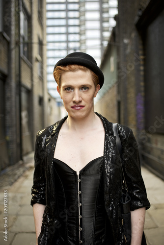 Portrait of mid adult man