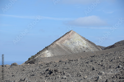 Berg am Vulkankrater von Vulcano