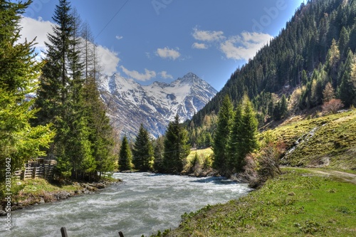 Felbertauern, Schildalm, Almhütten, Hütte, Alm, Tauernbachtal, Krokus, Frühling, Schnee, Eis, Tal, Alpenhauptkamm, Hohe Tauern, Nationalpark, Lienz, Osttirol photo