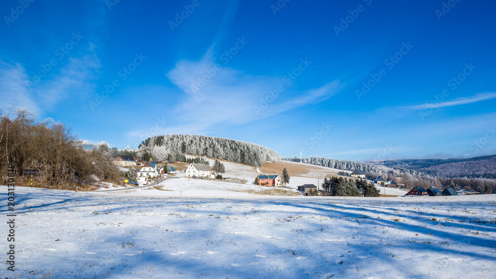 Winterlandschaft im Erzgebirge