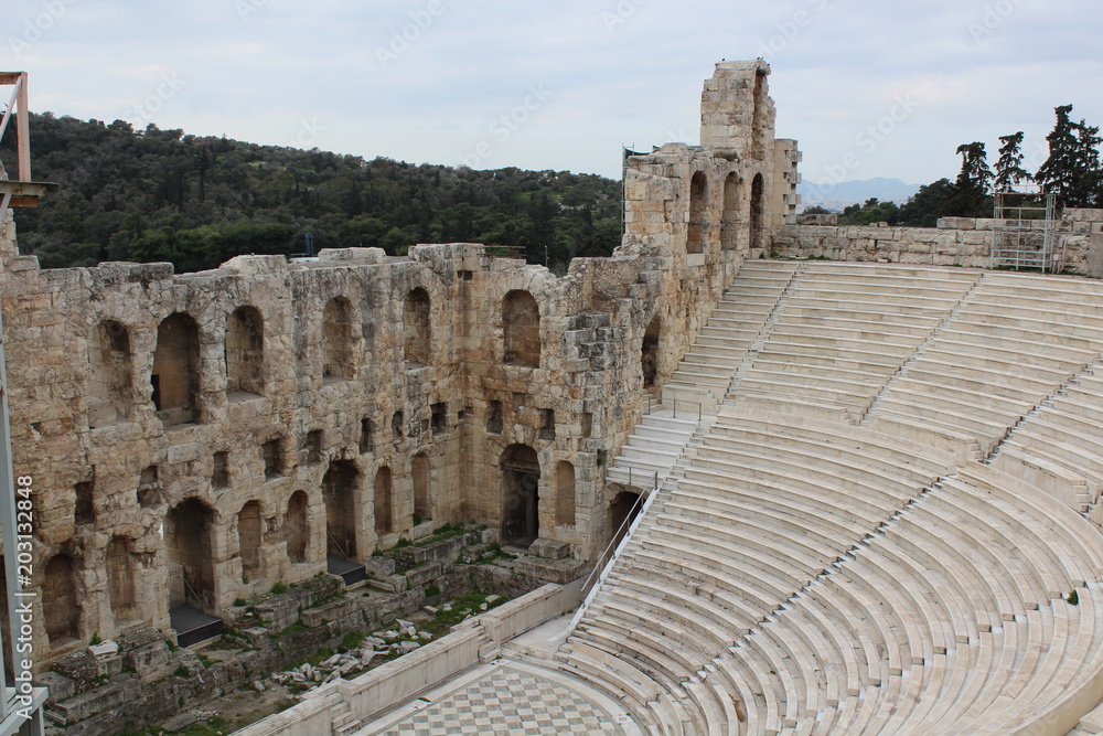 Teatro de la acrópolis, grecia. 