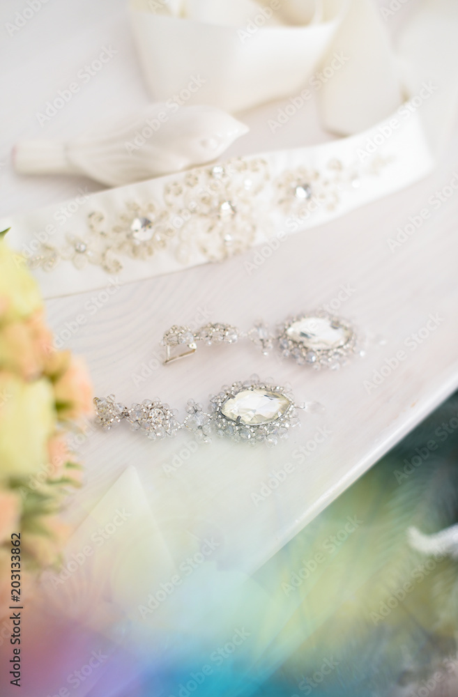 Wedding earrings with diamonds Wedding earrings with diamonds