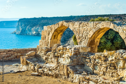 Bilde på lerret Kourion archaeological site, ruins of ancient town, Cyprus, Limassol district