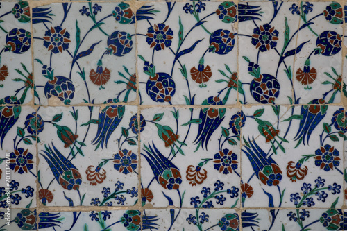 Wallpaper Mural Ancient Turkish Tiles Torontodigital.ca