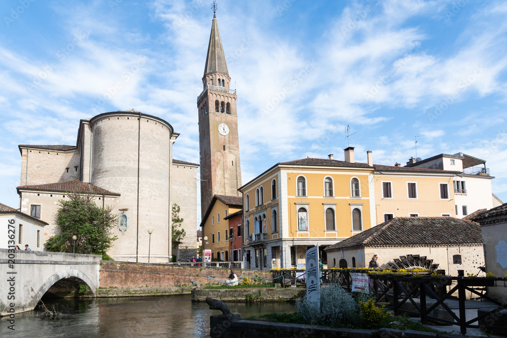 der schiefe Glockenturm von Portogruaro
