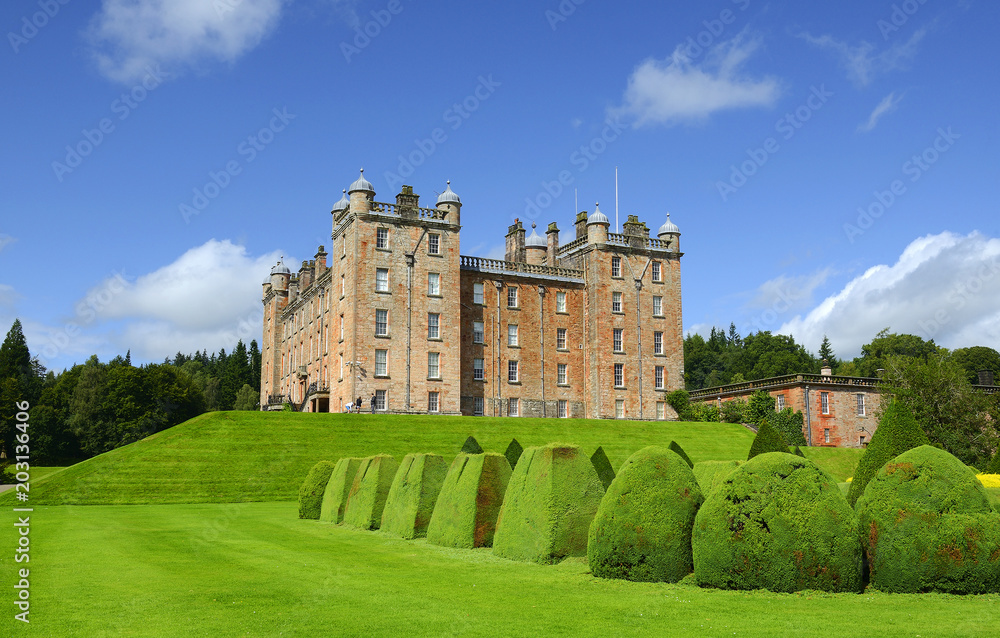 Drumlanrig Castle is one of Britain's grandest castles. Drumlanrig Castle is situated on the Queensberry Estate in Dumfries and Galloway, Scotland.
