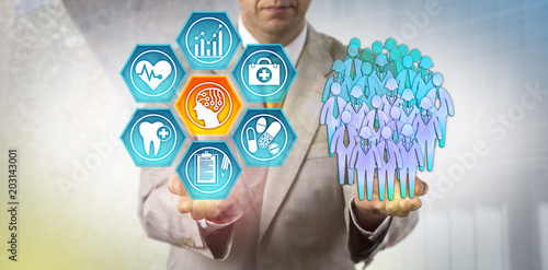 Administrator Using AI In Population Health Study