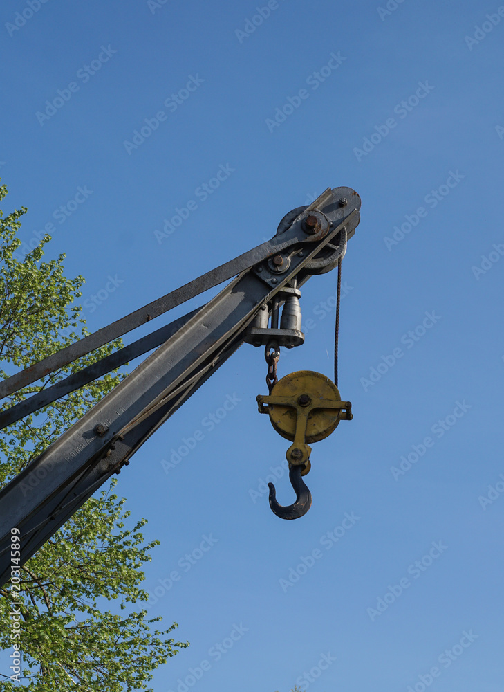 Haken eines Frachtschiffes