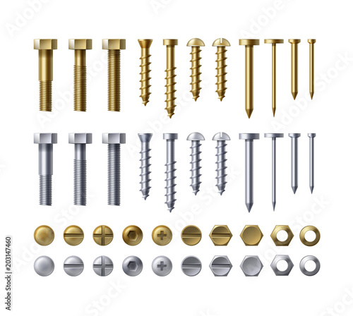 Set of fastener