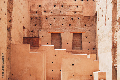 El Badi Palace, historic site in Marrakesh