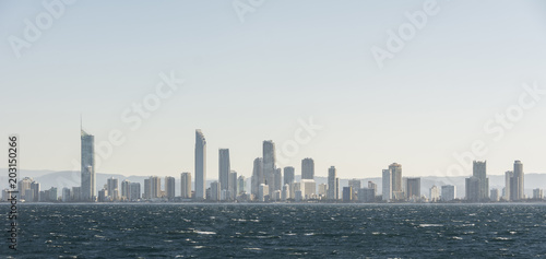 Beautiful horizon of Gold Coast - Australia