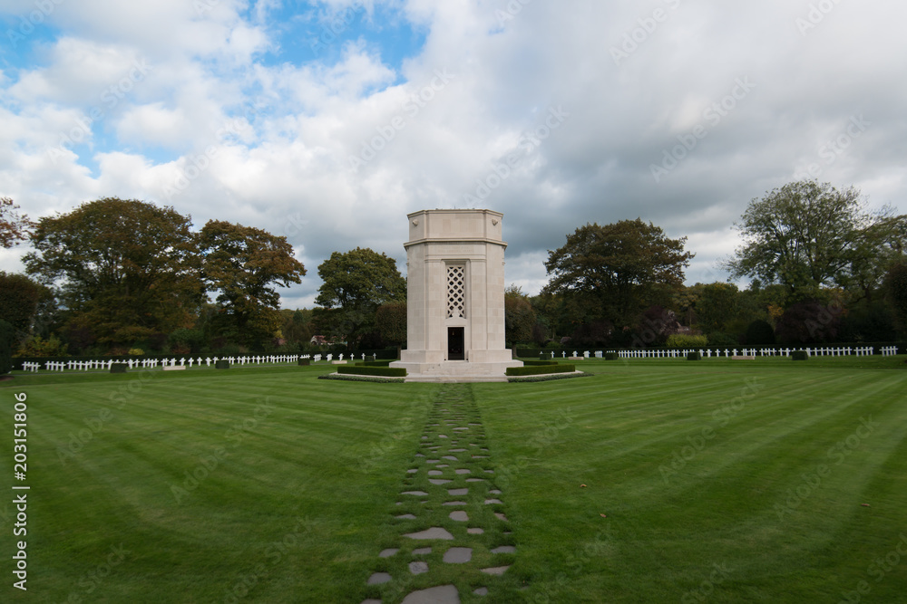 Flanders Field, American Cemetery in Belgium.  WWI