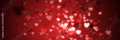 Digitally generated Valentines heart design photo
