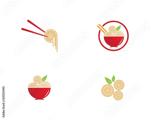 noodle logo  design