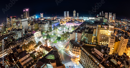 City of Buenos Aires at night © nickalbi
