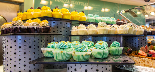 Cupcakes in Bakery