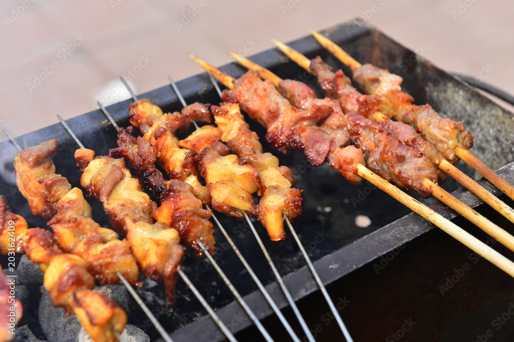 The roast mutton The roast mutton