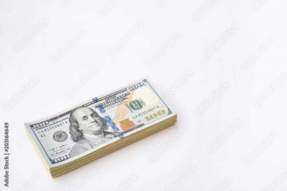 close up of banknote isolated on white background close up of banknote isolated on white background
