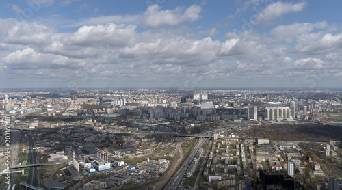 Панорама Москвы. Район Ходынка, Беговая.