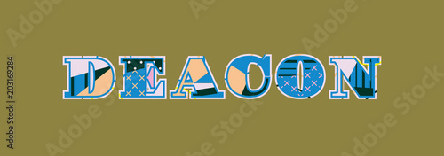 Deacon Concept Word Art Illustration