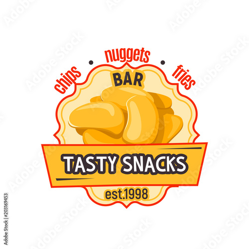 Vector icon for snacks menu