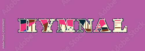 Hymnal Concept Word Art Illustration