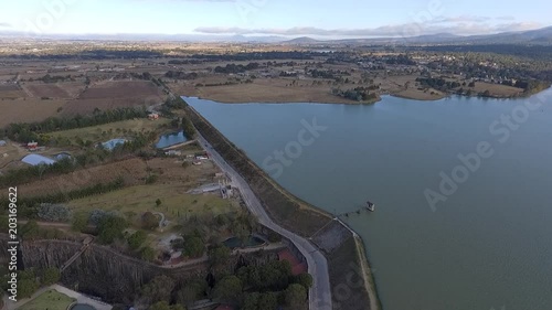 Video aéreo de la Presa de San Miguel Regla, Hidalgo. photo