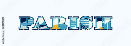 Parish Concept Word Art Illustration