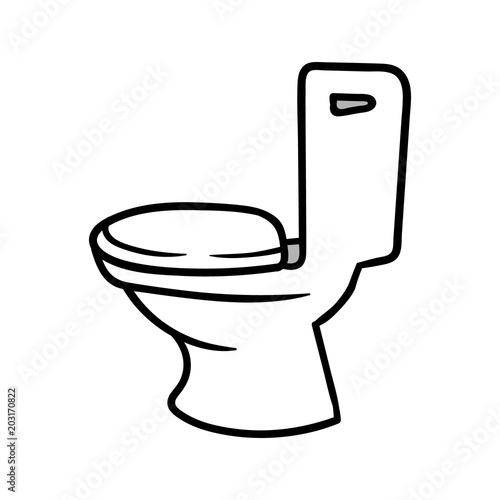 Cartoon Toilet Illustration