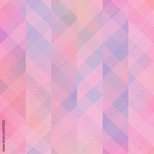 Pink mosaic seamless pattern