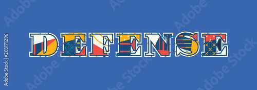 Defense Concept Word Art Illustration