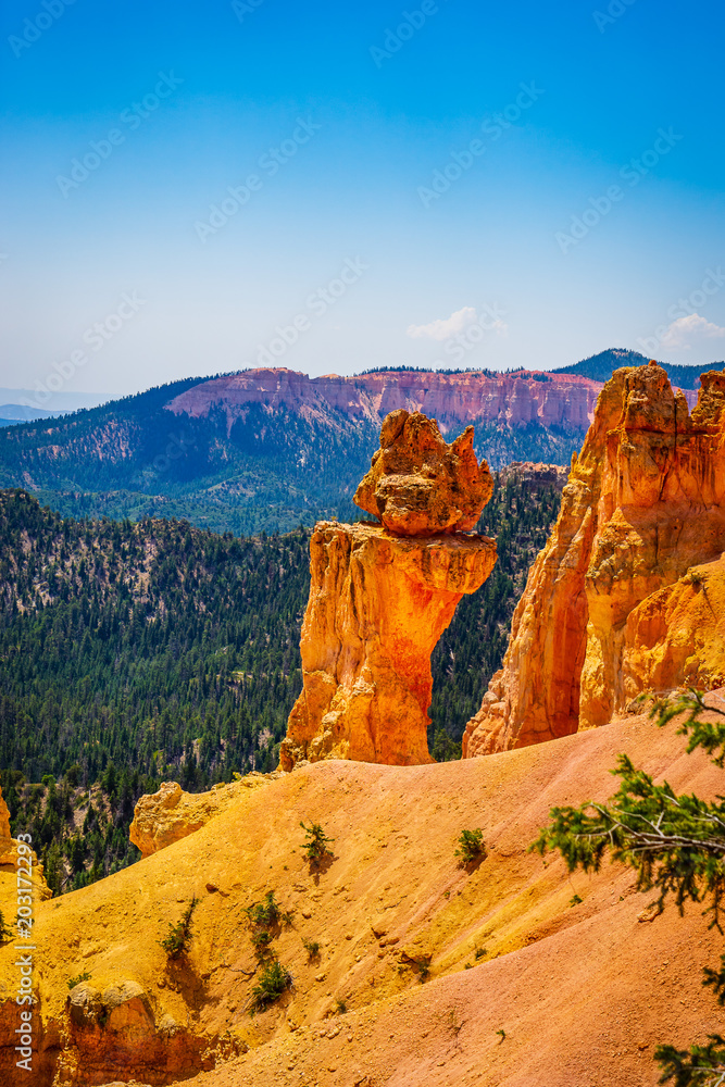 Fototapeta premium The Bryce Canyon National Park, Utah, United States