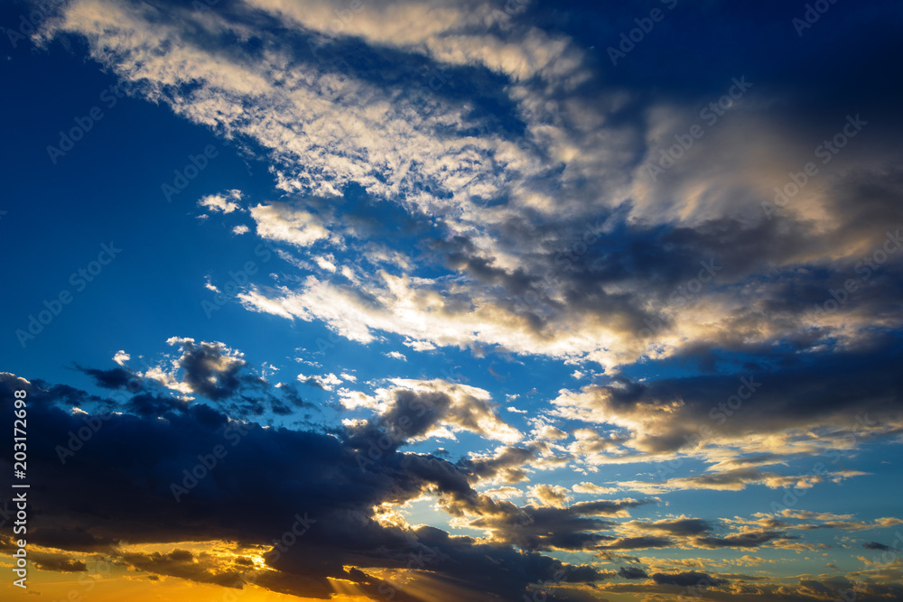 dramatic sunset evening sky background dramatic sunset evening sky background