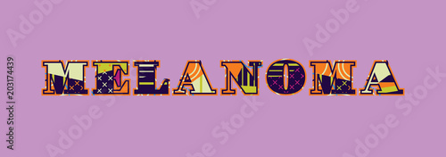 Melanoma Concept Word Art Illustration