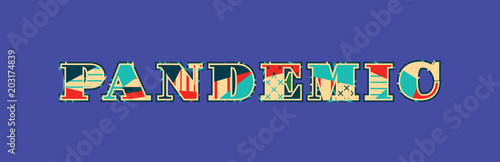 Pandemic Concept Word Art Illustration
