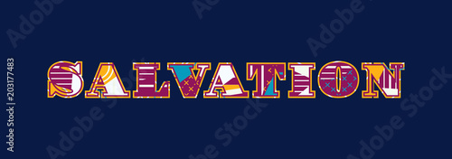Salvation Concept Word Art Illustration