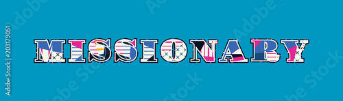 Missionary Concept Word Art Illustration