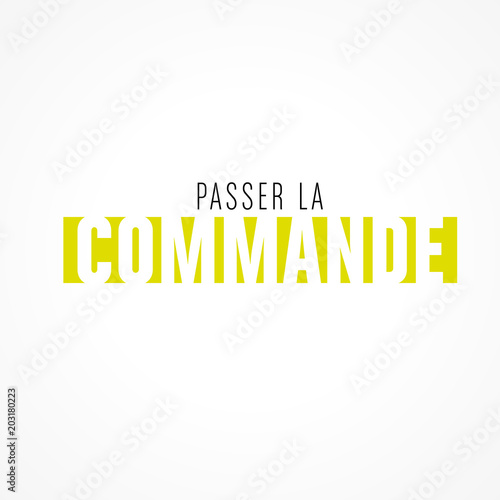 passer la commande