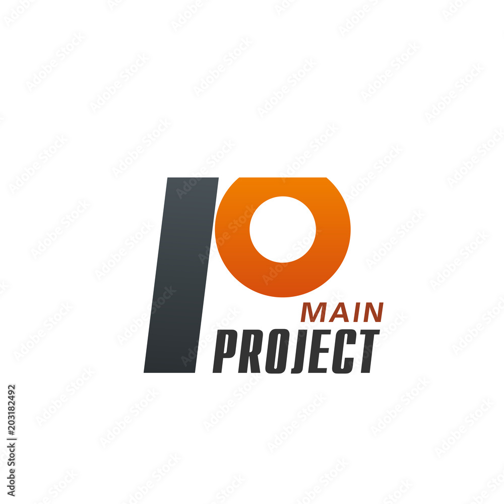 Main project vector letter P icon Main project vector letter P icon