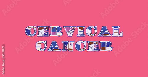 Cervical Cancer Concept Word Art Illustration