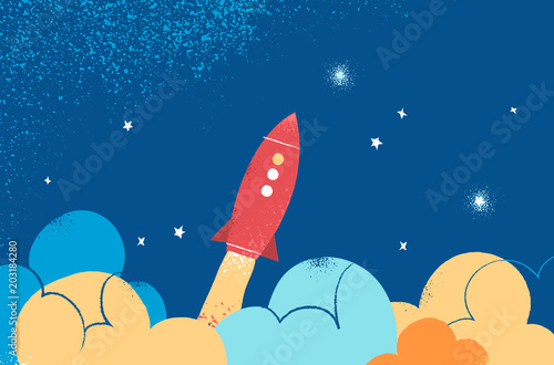 Decollo missione spaziale