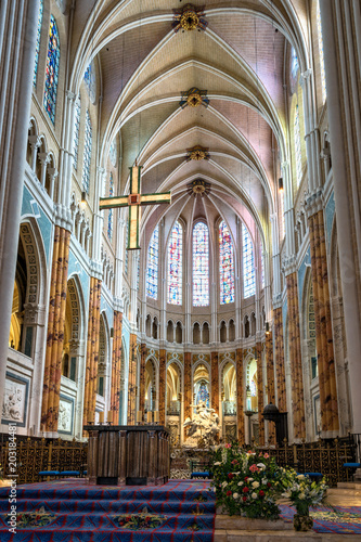 Obraz na płótnie Inside Chartres Cathedral