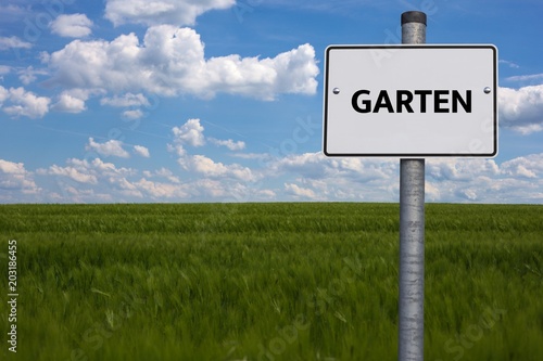 GARTEN - Bilder mit Wörtern aus dem Bereich Buchsbaumzünsler Schädling , Wort, Bild, Illustration