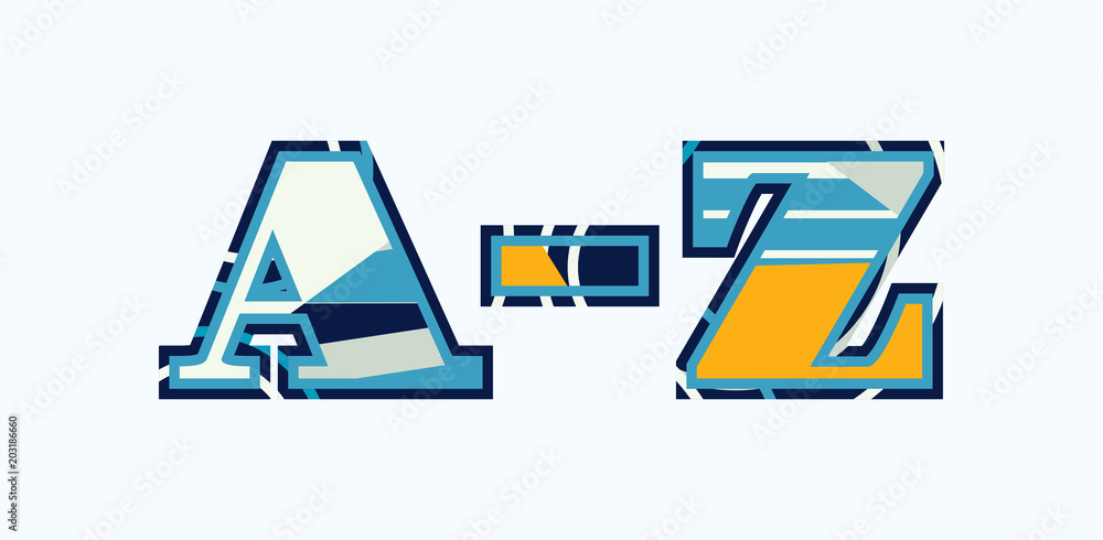A-Z Concept Word Art Illustration A-Z Concept Word Art Illustration