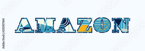 Amazon Concept Word Art Illustration