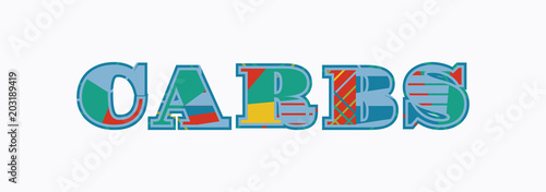 Carbs Concept Word Art Illustration