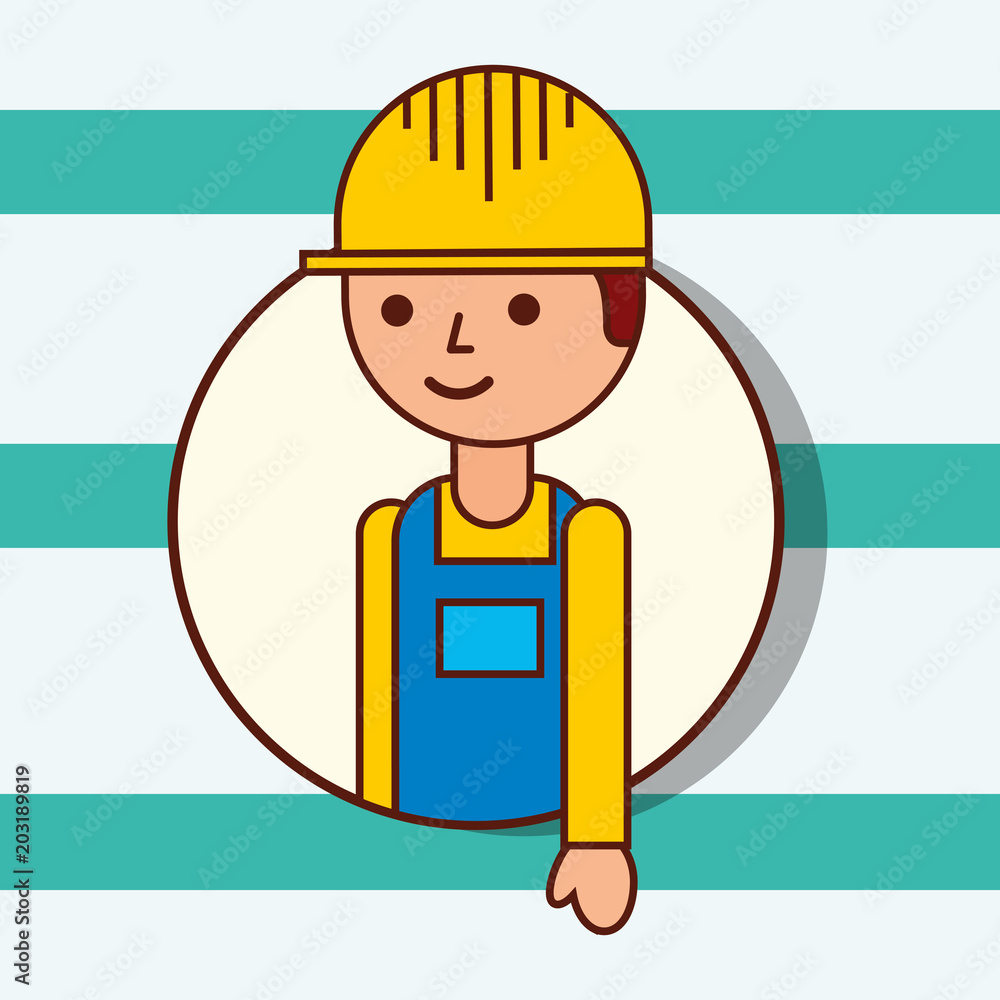 delivery man portrait cartoon character vector illustration delivery man portrait cartoon character vector illustration