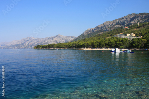 Landscape of small mediterranean town in Croatia