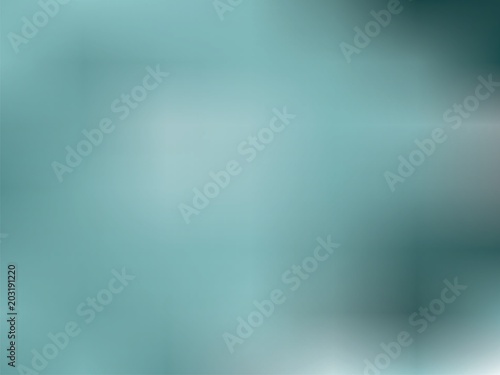 Green- blue gradient background. Smooth blurred texture color. Vector illustration. 